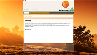 Homepage von Asienservice in Thailand