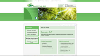 Homepage von Baumteam GbR Zeitz
